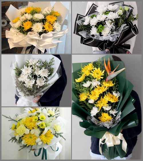 广东湛江市廉江市城南街道山寮村白事花束代送